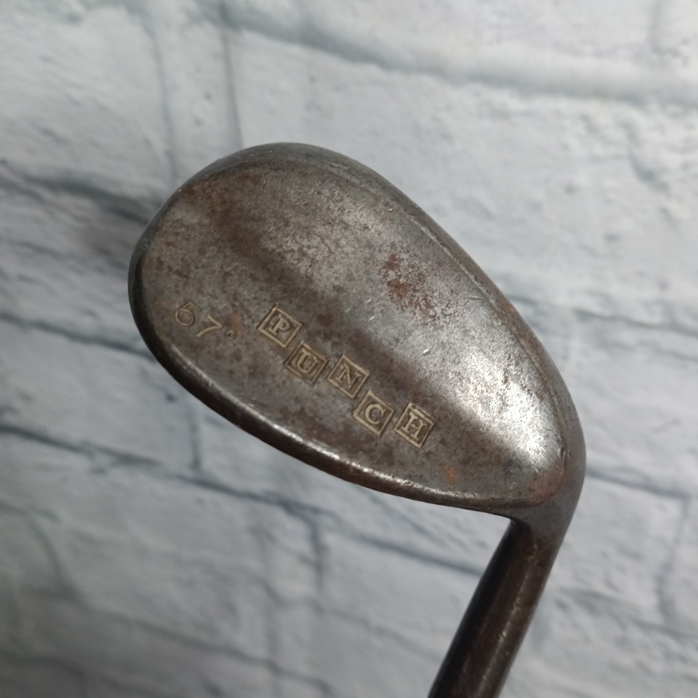 Punch Custom Wedge Golf Club 57 Degree Raw Finish Right Handed Rifle Steel Shaft
